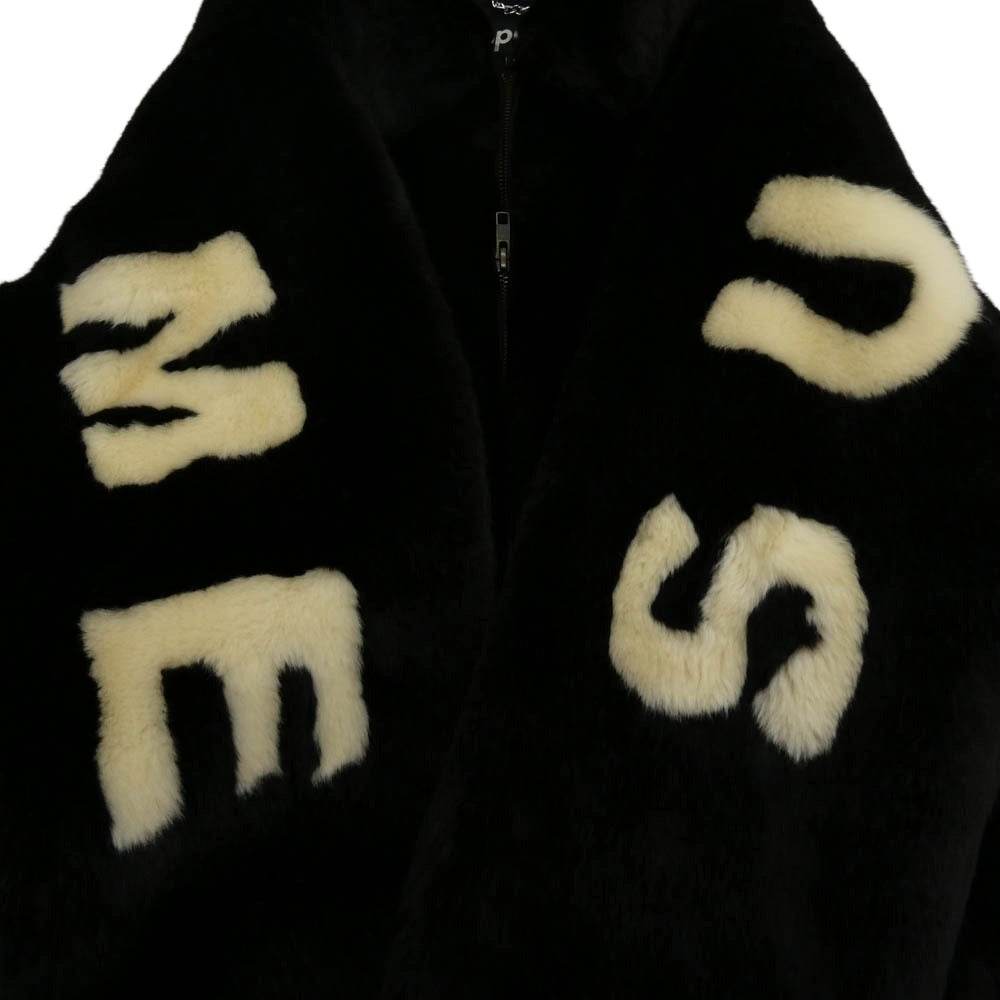 Supreme シュプリーム 17SS Faux fur Bomber Jacket フェイク ファー ボンバー ジャケット ブラック系 M【中古】