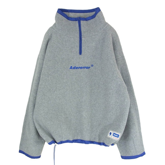 アーダーエラー 18AW ハーフジップ オ－バーサイズ フリースジャケット グレー系 3【中古】
