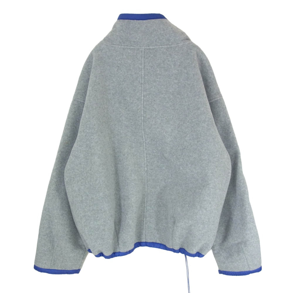 アーダーエラー 18AW ハーフジップ オ－バーサイズ フリースジャケット グレー系 3【中古】