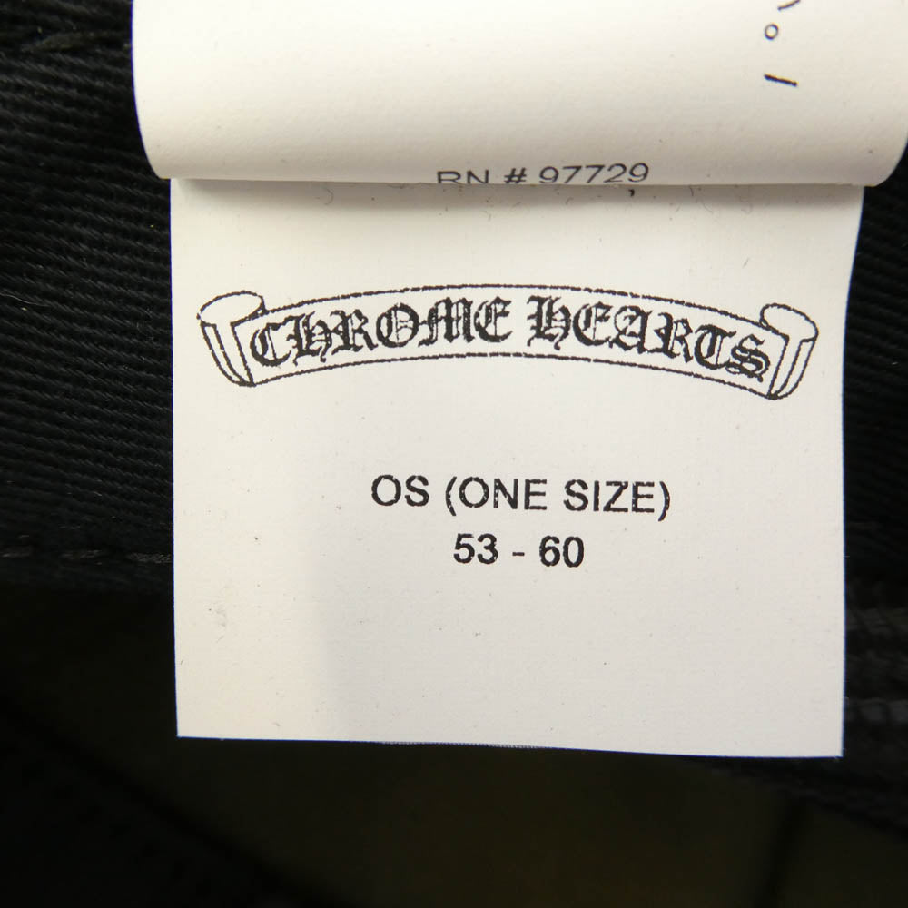 CHROME HEARTS クロムハーツ（原本無） FUCK TRACKER CAP ファックパッチ メッシュ トラッカーキャップ ブラック系 one size【中古】