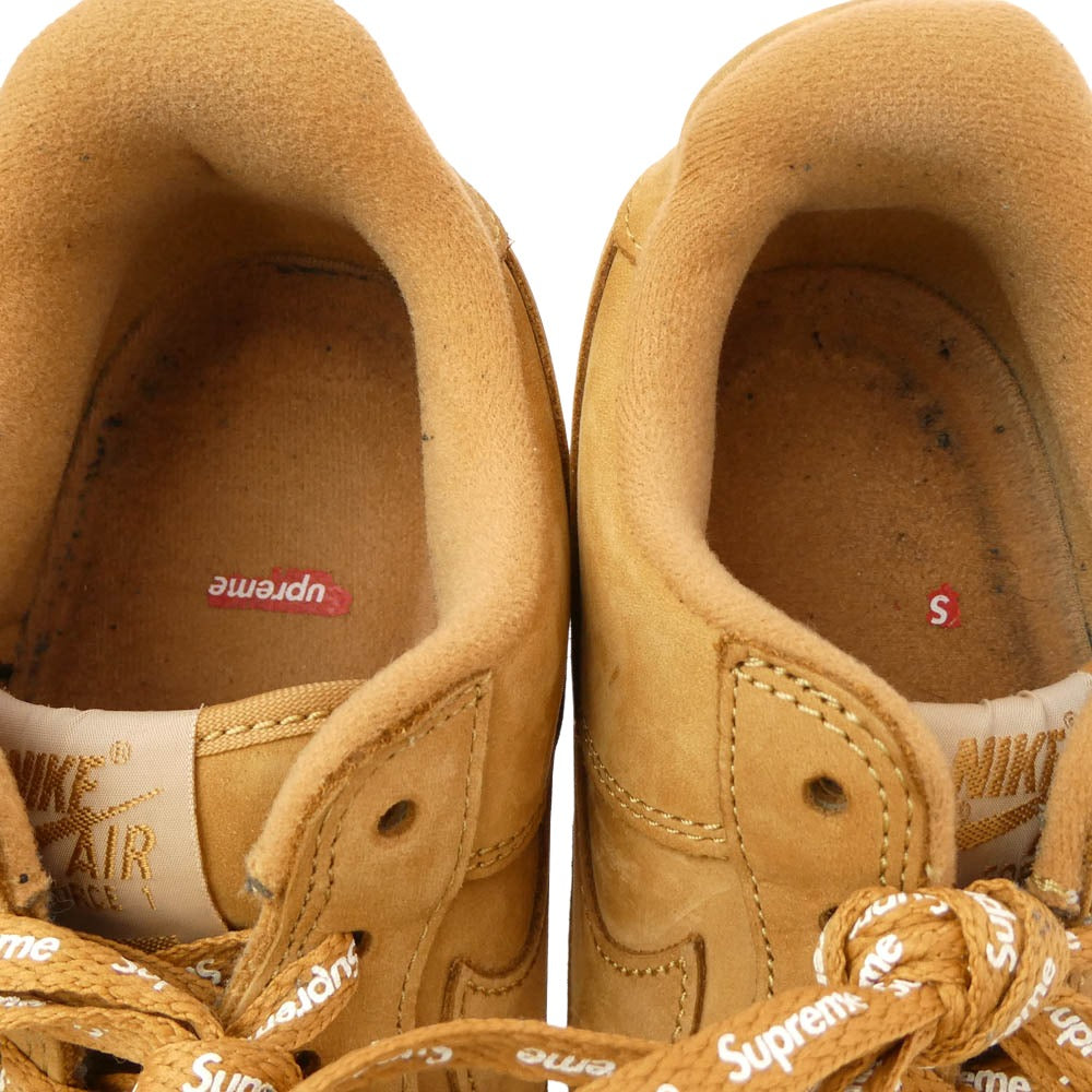 Supreme シュプリーム DN1555-200 Nike Air Force 1 Low Flax Wheat ナイキ エアフォース 1 ロー フラックス ウィート スニーカー ベージュ系【中古】