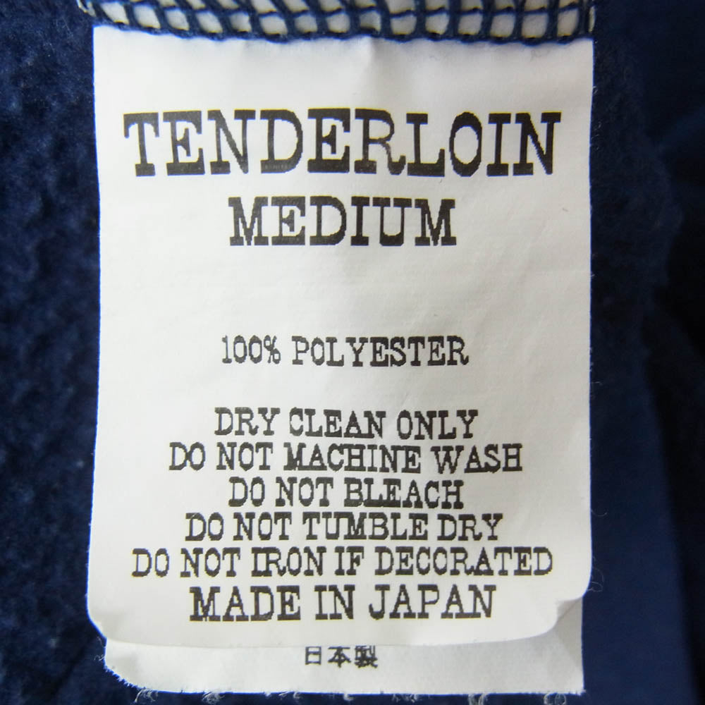 TENDERLOIN テンダーロイン FLEECE JKT フリース ジャケット ネイビー系 M【中古】