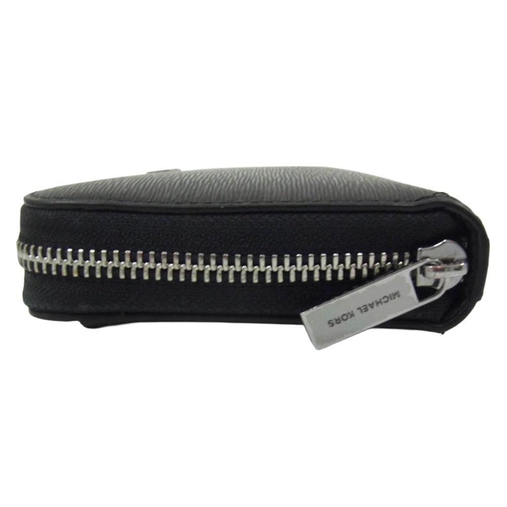 Michael Kors マイケルコース クーパー レザー ウォレット 長財布 ブラック系【中古】