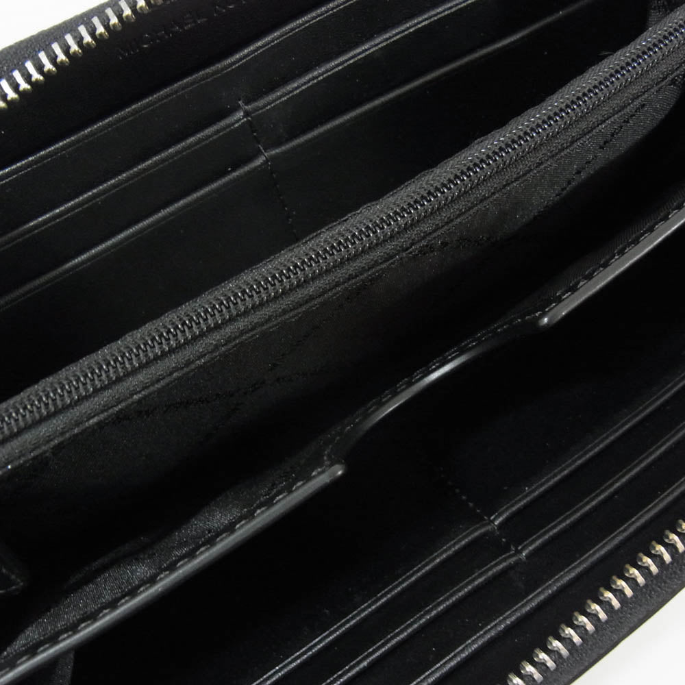 Michael Kors マイケルコース クーパー レザー ウォレット 長財布 ブラック系【中古】