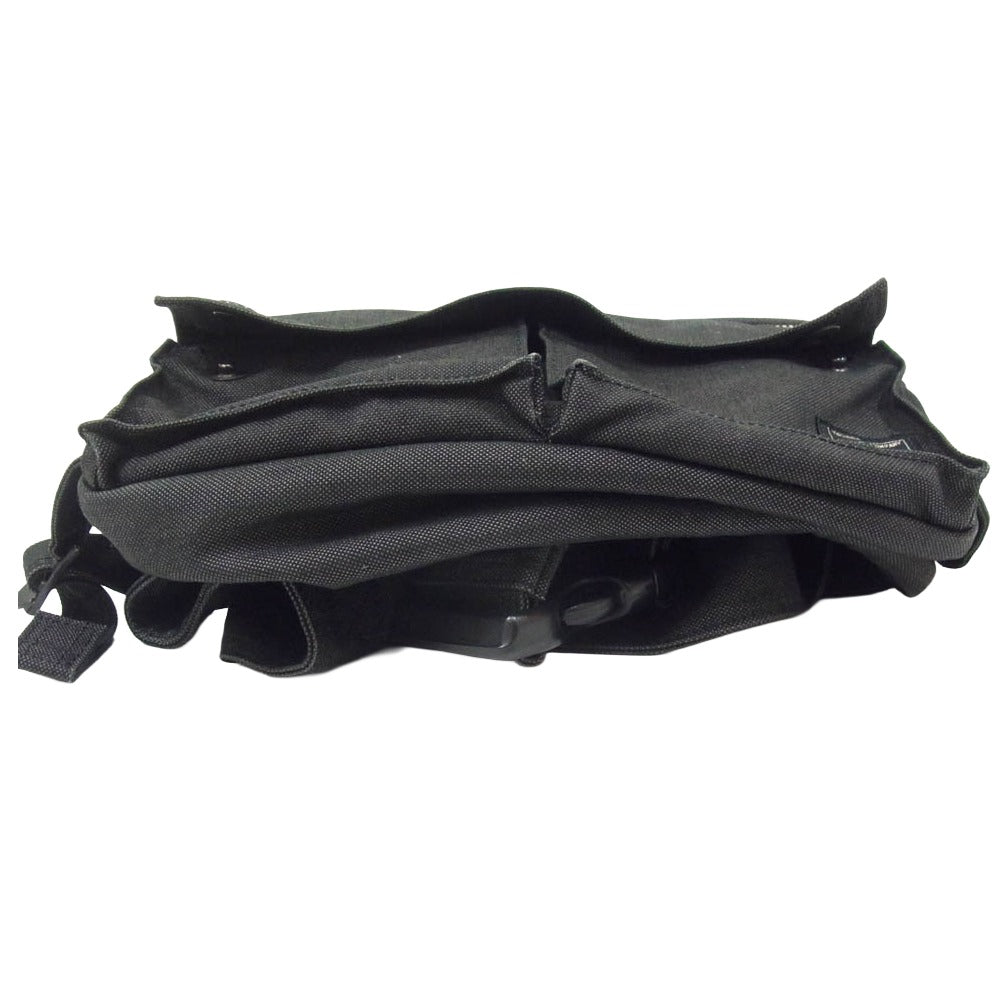 PORTER ポーター SMOKY コットン ショルダー ウエスト バッグ ブラック系【中古】