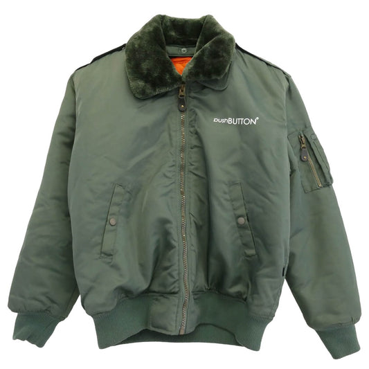 プッシュセカンドボタン PS1530102U CELEBRITY B-15D JUMPER 着脱可能襟付属 セレブリティ フライトジャケット カーキ系 オレンジ系 M【中古】