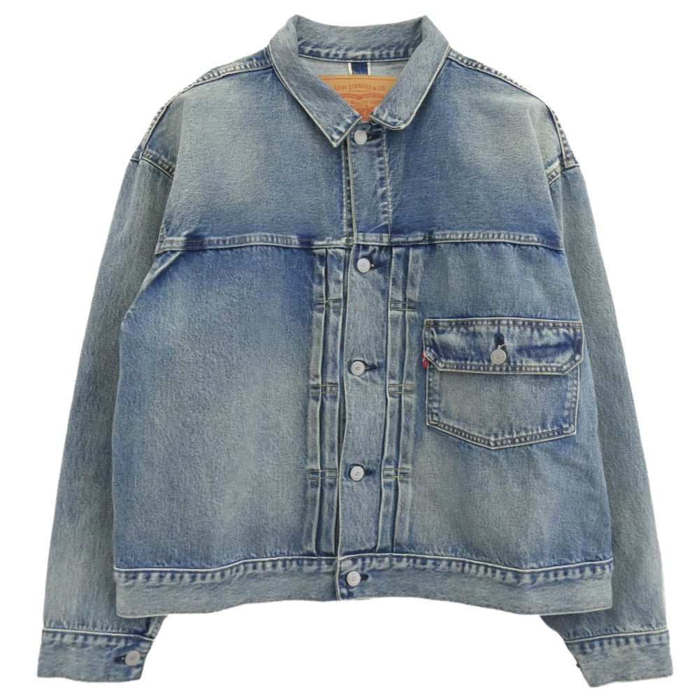 Levi's リーバイス PC9-A2265-0000 BEAMS ビームス別注 SUPER WIDE TRUCKER JACKET スーパーワイド トラッカー デニムジャケット Gジャン インディゴブルー系 L【中古】