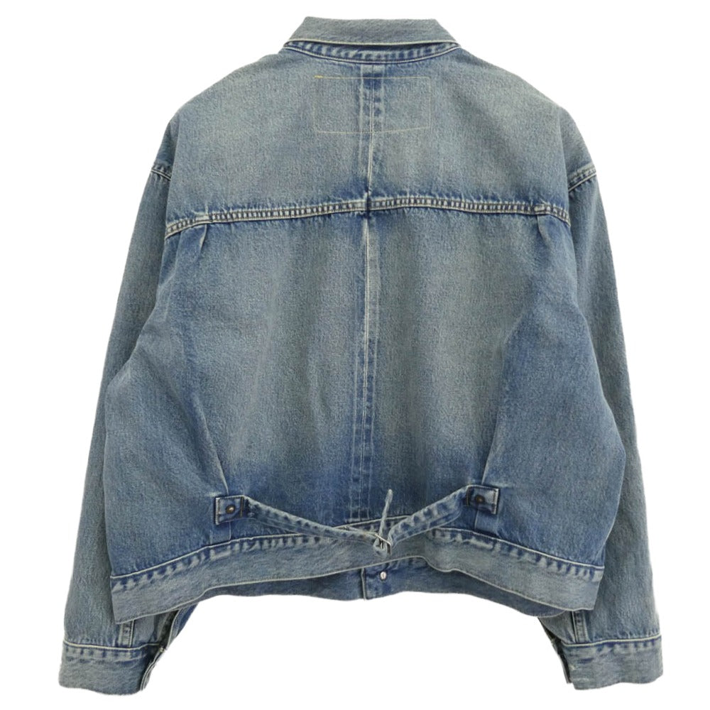 Levi's リーバイス PC9-A2265-0000 BEAMS ビームス別注 SUPER WIDE TRUCKER JACKET スーパーワイド トラッカー デニムジャケット Gジャン インディゴブルー系 L【中古】