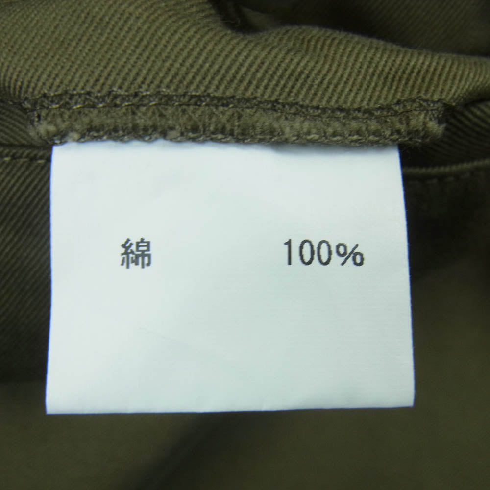 ピーティーアルフレッド チノパン チノ トラウザーズ パンツ コットン 日本製 カーキ系 オリーブ系 M【中古】