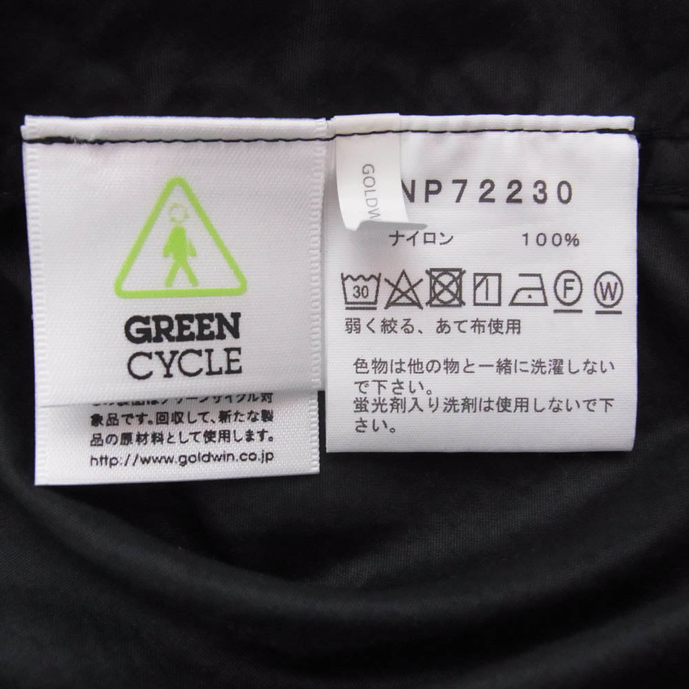 THE NORTH FACE ノースフェイス NP72230 COMPACT JACKET コンパクト ナイロン ジャケット ブラック系【中古】