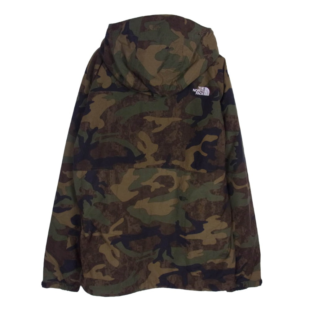 THE NORTH FACE ノースフェイス NP72332 Novelty Compact Nomad Jacket カモフラ ノベルティコンパクトノマドジャケット モスグリーン系 M【中古】