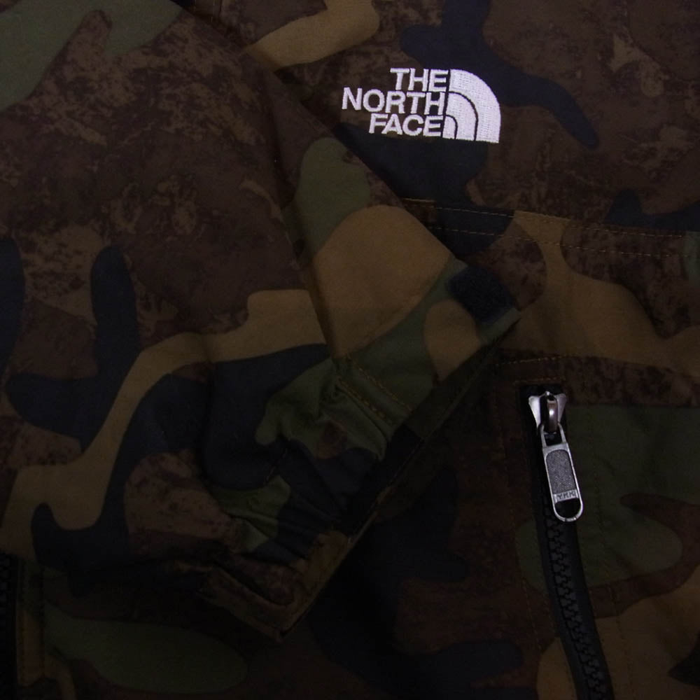 THE NORTH FACE ノースフェイス NP72332 Novelty Compact Nomad Jacket カモフラ ノベルティコンパクトノマドジャケット モスグリーン系 M【中古】