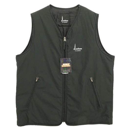 DENHAM デンハム 27191-1-20809 TECK VEST パテッド テック ベスト ブラック系 F【美品】【中古】