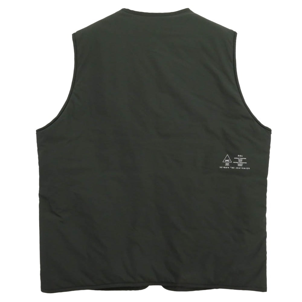 DENHAM デンハム 27191-1-20809 TECK VEST パテッド テック ベスト ブラック系 F【美品】【中古】