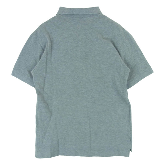 PLAY COMME des GARCONS プレイコムデギャルソン AD2011 AZ-T078 ハートワッペン付 コットン 半袖 ポロシャツ グレー系 S【中古】