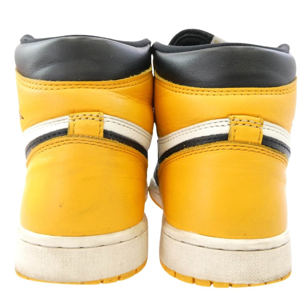NIKE ナイキ 555088-711 Air Jordan 1 Retro High OG Taxi AJ1 エアジョーダン1 レトロ タクシー ハイカットスニーカー ブラック系 イエロー系 26cm【中古】