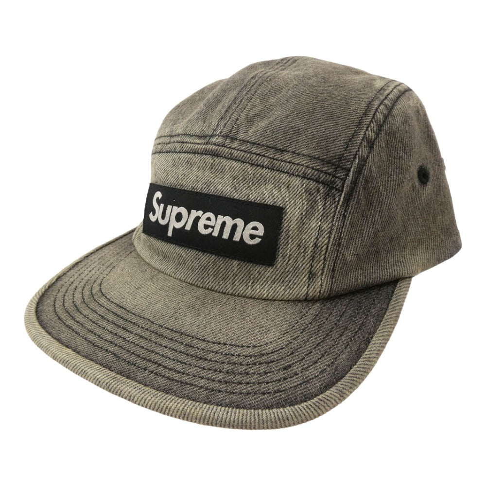 Supreme シュプリーム 25AW Denim Camp Cap デニム キャンプ キャップ グレー系【中古】