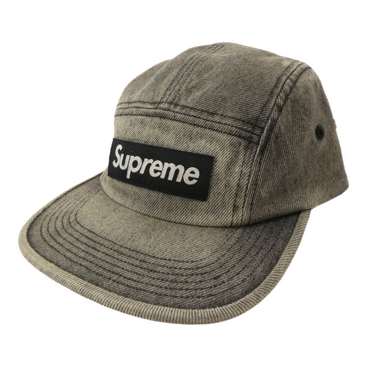 Supreme シュプリーム 25AW Denim Camp Cap デニム キャンプ キャップ グレー系【中古】