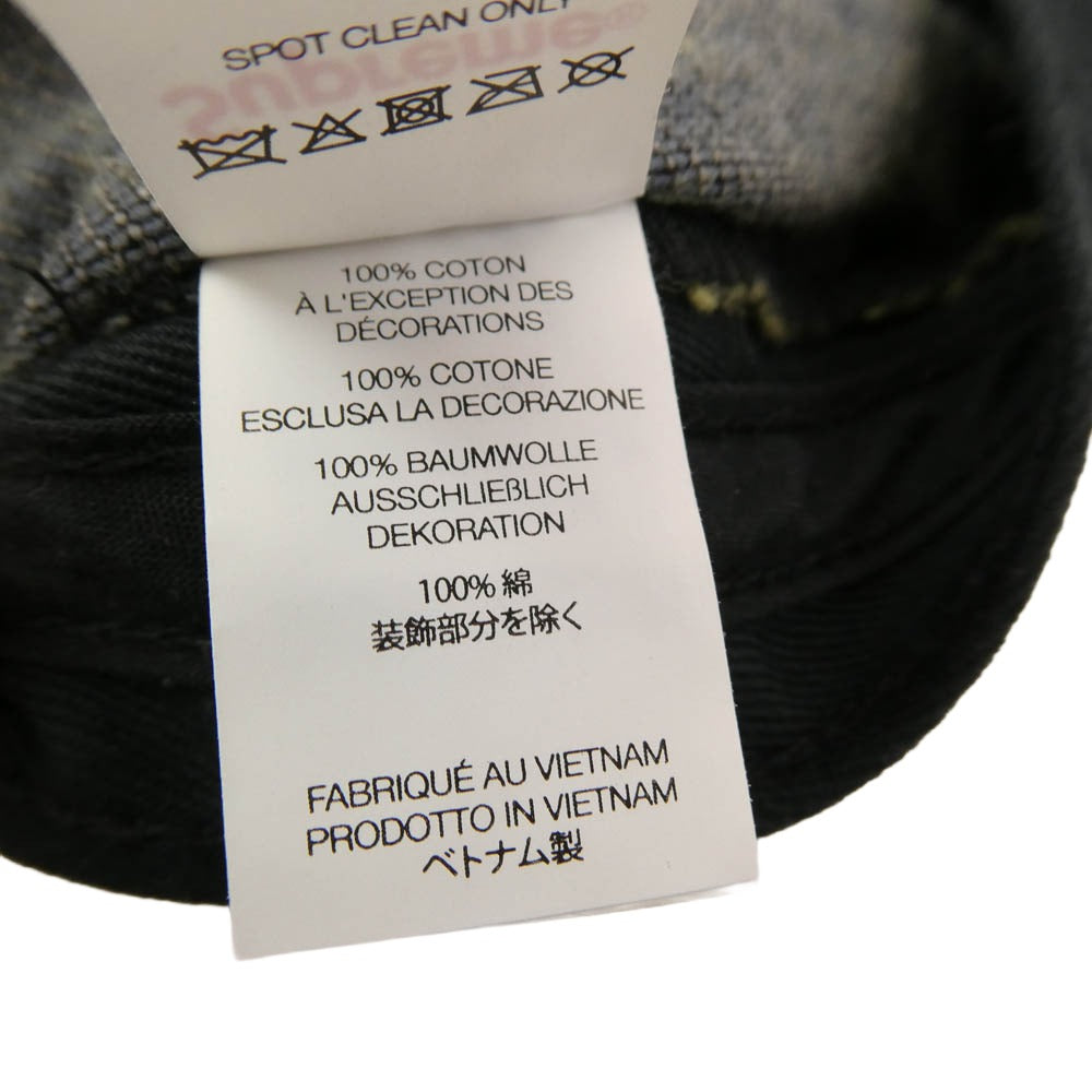 Supreme シュプリーム 25AW Denim Camp Cap デニム キャンプ キャップ グレー系【中古】