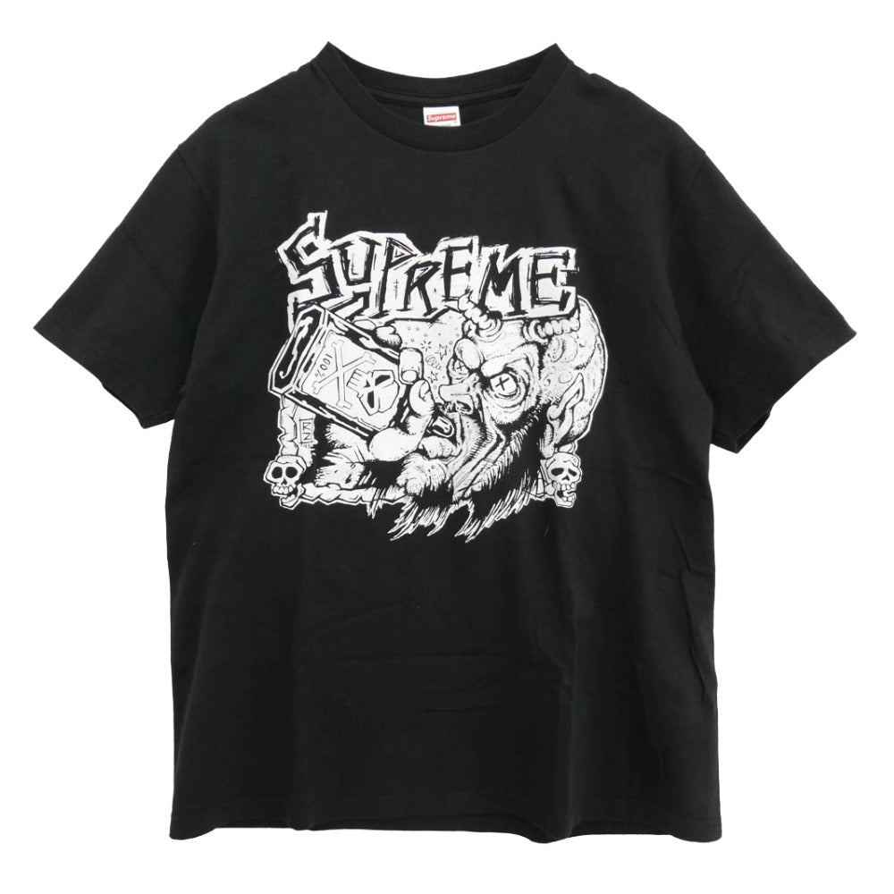 Supreme シュプリーム 25AW Fuckin Blowout Tee ファッキン ブローアウト プリント クルーネック 半袖Tシャツ ブラック系 M【中古】