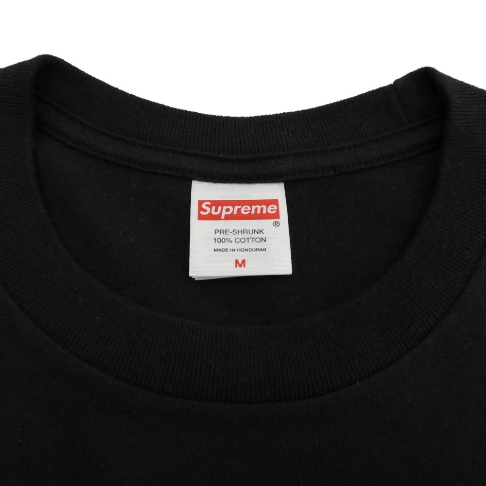 Supreme シュプリーム 25AW Fuckin Blowout Tee ファッキン ブローアウト プリント クルーネック 半袖Tシャツ ブラック系 M【中古】
