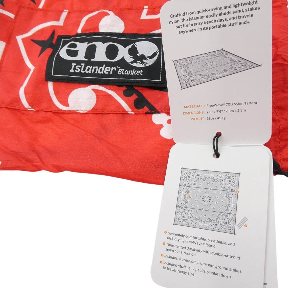 Supreme シュプリーム 22SS eno islander nylon blanket イーノ アイランダー ナイロン ブランケット レッド系 マルチカラー系【中古】