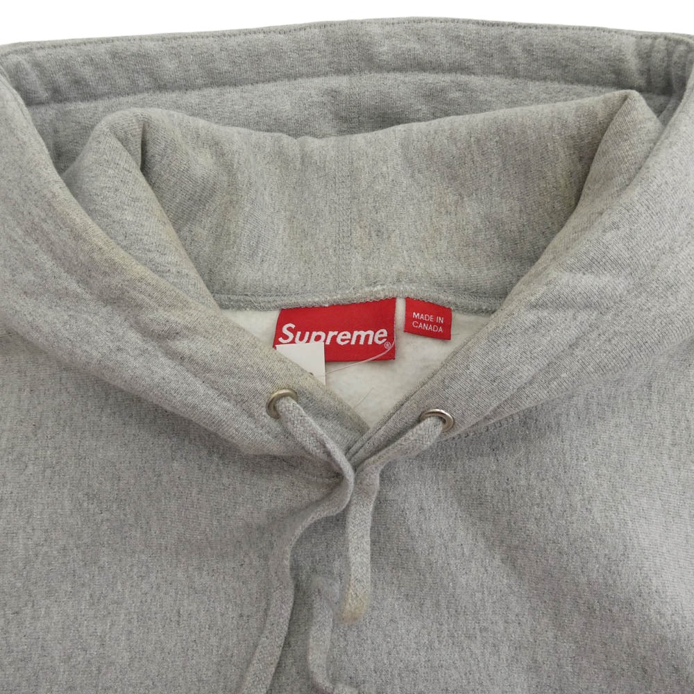 Supreme シュプリーム 16AW Box Logo Hooded Sweatshirt ボックスロゴ フーディー スウェット パーカー グレー系 M【中古】
