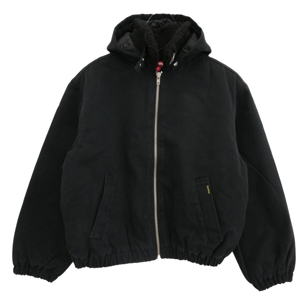 Supreme シュプリーム 25AW Faux Shearling Lined Bomber Jacket フェイク シアリング ラインド ボンバー ジャケット ブラック系 M【極上美品】【中古】