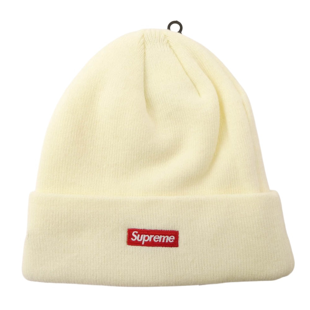Supreme シュプリーム 22AW × New Era ニューエラ S logo beanie エスロゴ ニット ビーニー 帽子 ホワイト系 Free【新古品】【未使用】【中古】