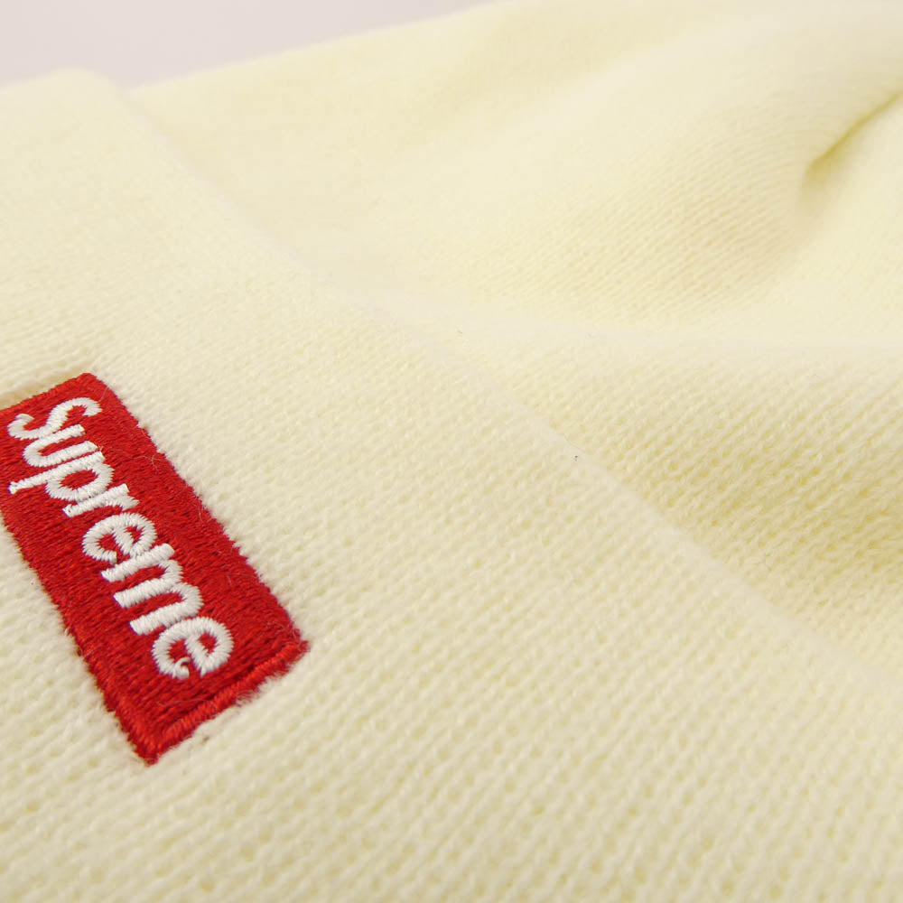 Supreme シュプリーム 22AW × New Era ニューエラ S logo beanie エスロゴ ニット ビーニー 帽子 ホワイト系 Free【新古品】【未使用】【中古】