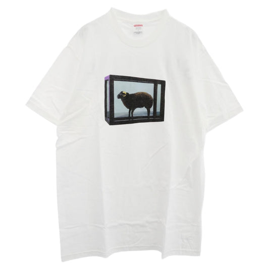 Supreme シュプリーム 25SS Damien Hirst Tee ダミアンハースト フロントプリント Tシャツ 半袖カットソー ホワイト系 L【新古品】【未使用】【中古】