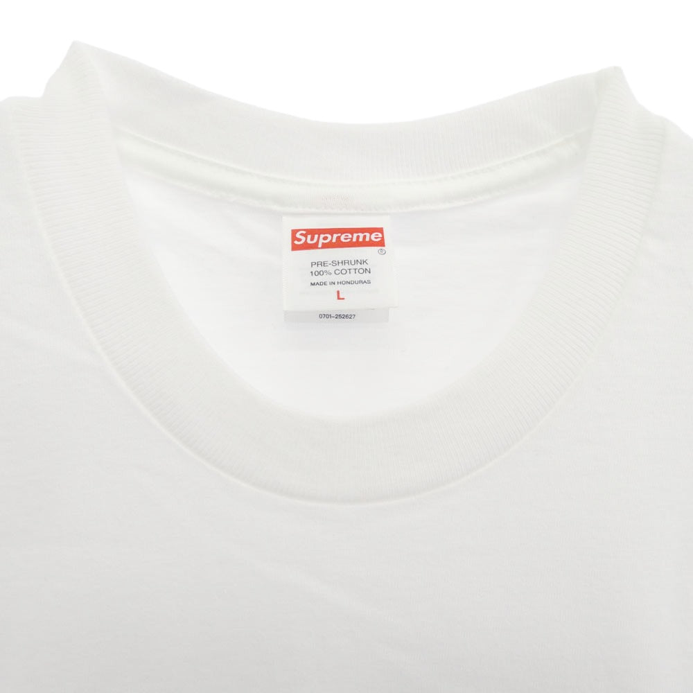Supreme シュプリーム 25SS Damien Hirst Tee ダミアンハースト フロントプリント Tシャツ 半袖カットソー ホワイト系 L【新古品】【未使用】【中古】