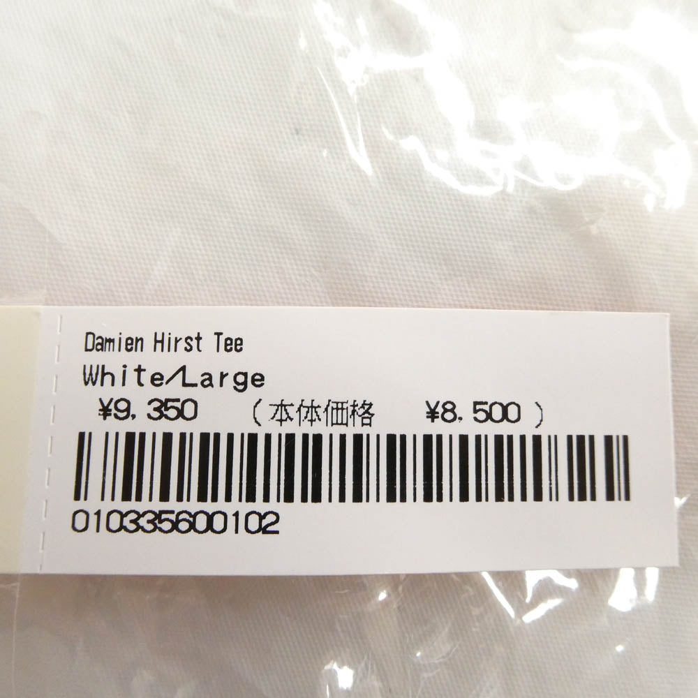 Supreme シュプリーム 25SS Damien Hirst Tee ダミアンハースト フロントプリント Tシャツ 半袖カットソー ホワイト系 L【新古品】【未使用】【中古】