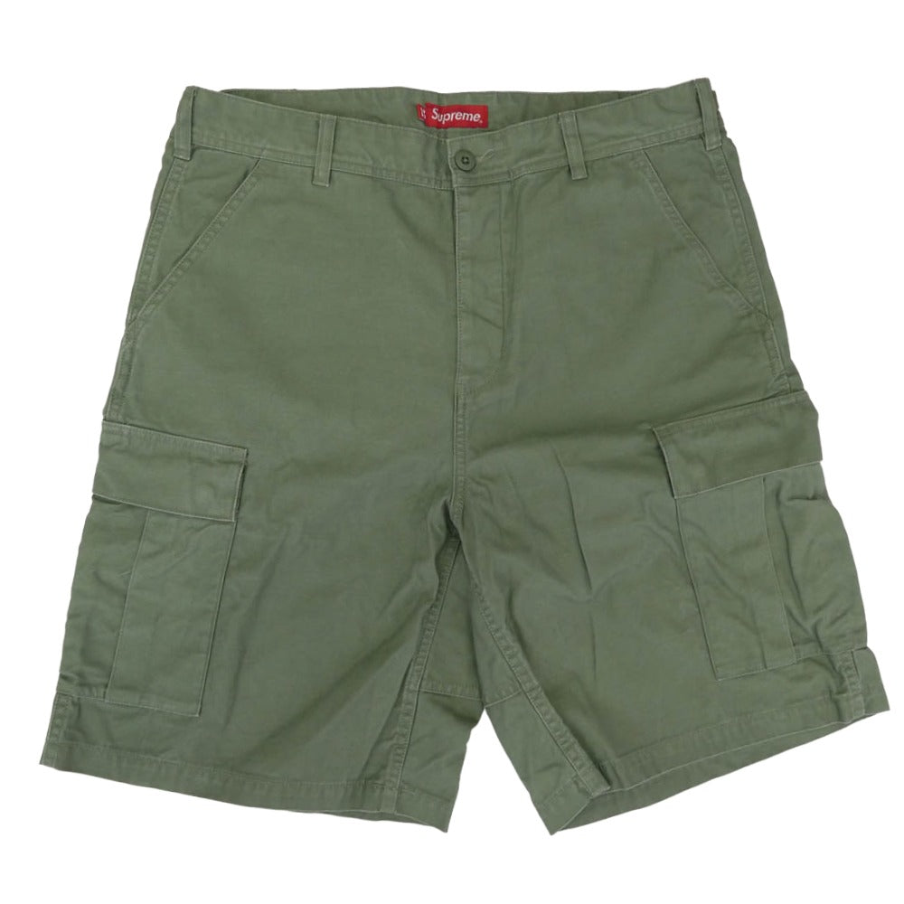 Supreme シュプリーム 24SS Cargo Pants コットン カーゴ パンツ グリーン系 32【中古】