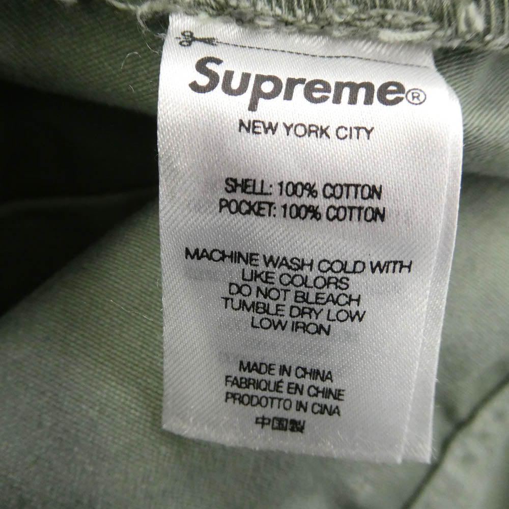 Supreme シュプリーム 24SS Cargo Pants コットン カーゴ パンツ グリーン系 32【中古】