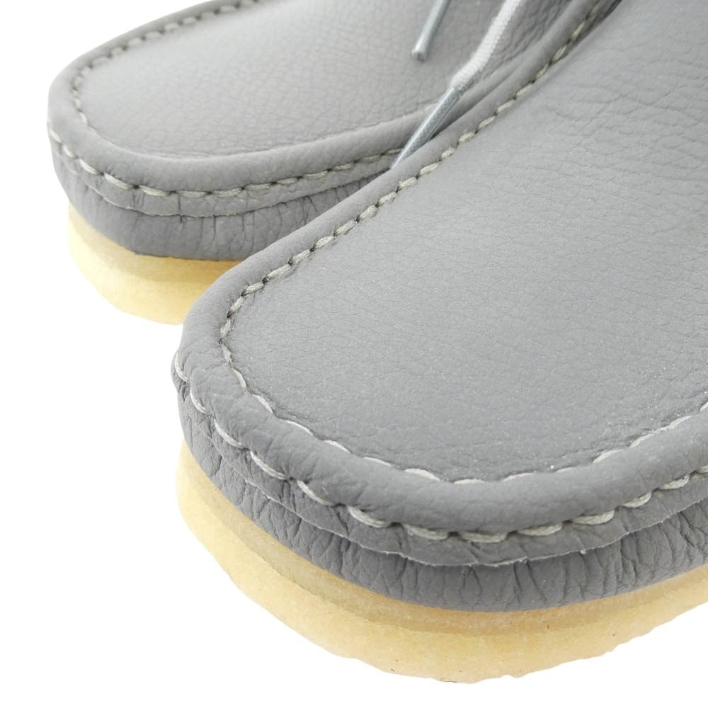 Supreme シュプリーム 25SS × Clarks クラークス wallabee grey reflective リフレクティブ ワラビー シューズ グレー系 8.5【新古品】【未使用】【中古】