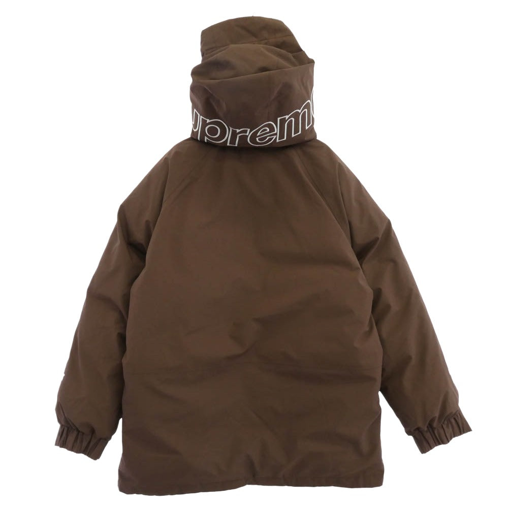 Supreme シュプリーム 18AW GORE-TEX 700-Fill Down Parka ゴアテックス 700フィル ダウンパーカー ダウンジャケット ブラウン系 L【中古】