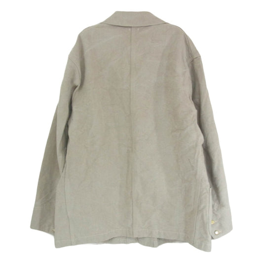 A.PRESSE アプレッセ 23SS 23SAP-01-01M Coverall Jacket カバーオールジャケット エクリュ ベージュ系 2【極上美品】【中古】