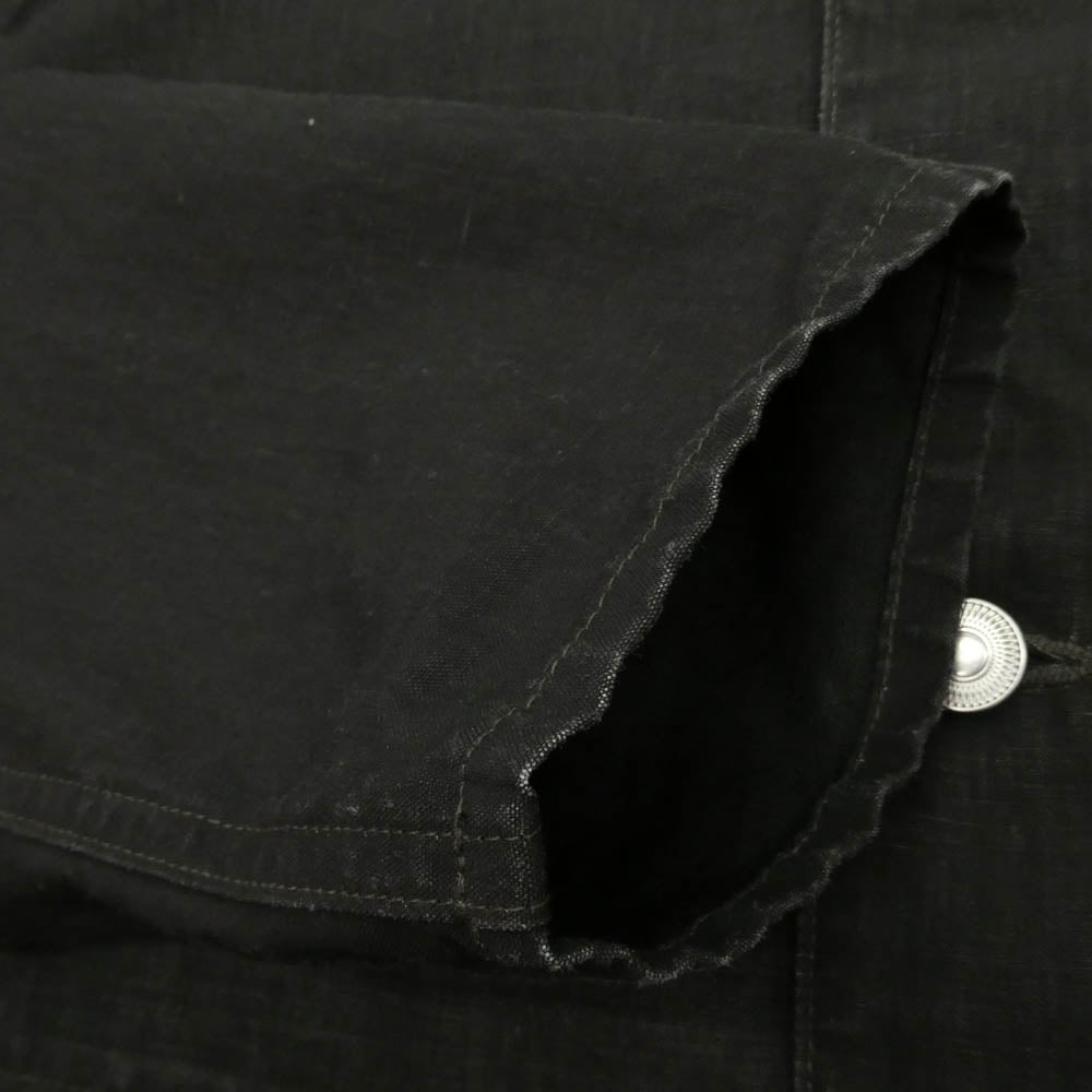 A.PRESSE アプレッセ 25SS 25SAP-01-29H Vintage Black Linen Coverall ヴィンテージ カバーオールジャケット ブラック系 2【美品】【中古】