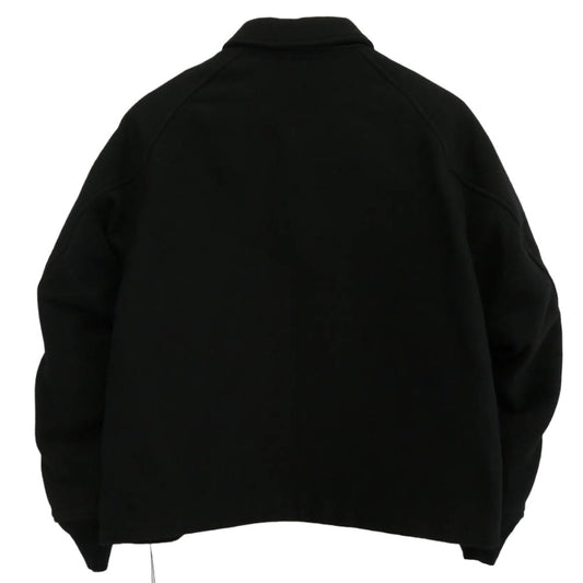 A.PRESSE アプレッセ 25AW 25AAP-01-80 for BIOTOP ビオトープ別注 Cotton Moleskin Coach Jacket 襟裏レザー切替 コットンモールスキン コーチジャケット ブラック系 2【新古品】【未使用】【中古】