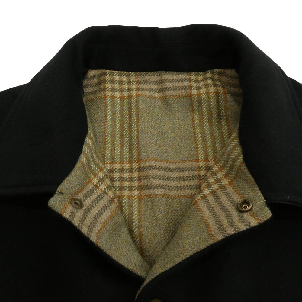 A.PRESSE アプレッセ 25AW 25AAP-01-80 for BIOTOP ビオトープ別注 Cotton Moleskin Coach Jacket 襟裏レザー切替 コットンモールスキン コーチジャケット ブラック系 2【新古品】【未使用】【中古】