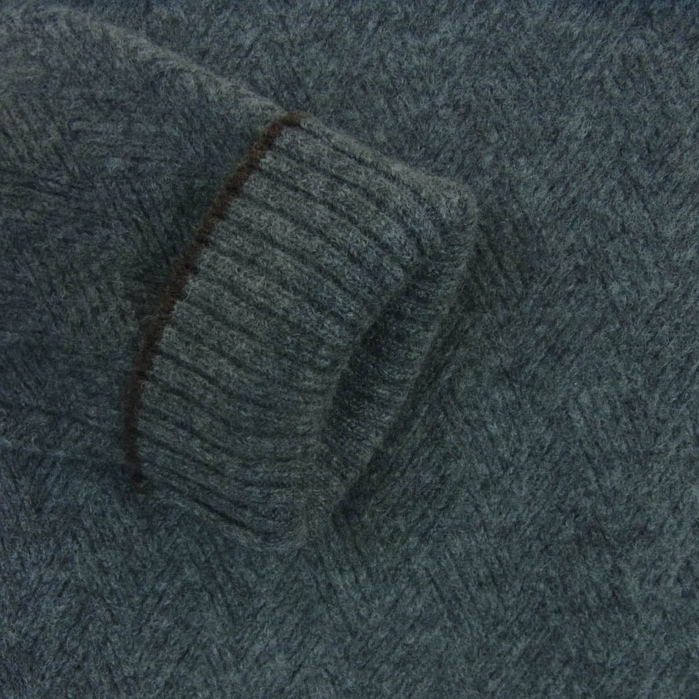 Mackintosh マッキントッシュ G1N11-225-05 カシミヤ混 ウール ニット クルーネック セーター 日本製 グレー系 L【中古】