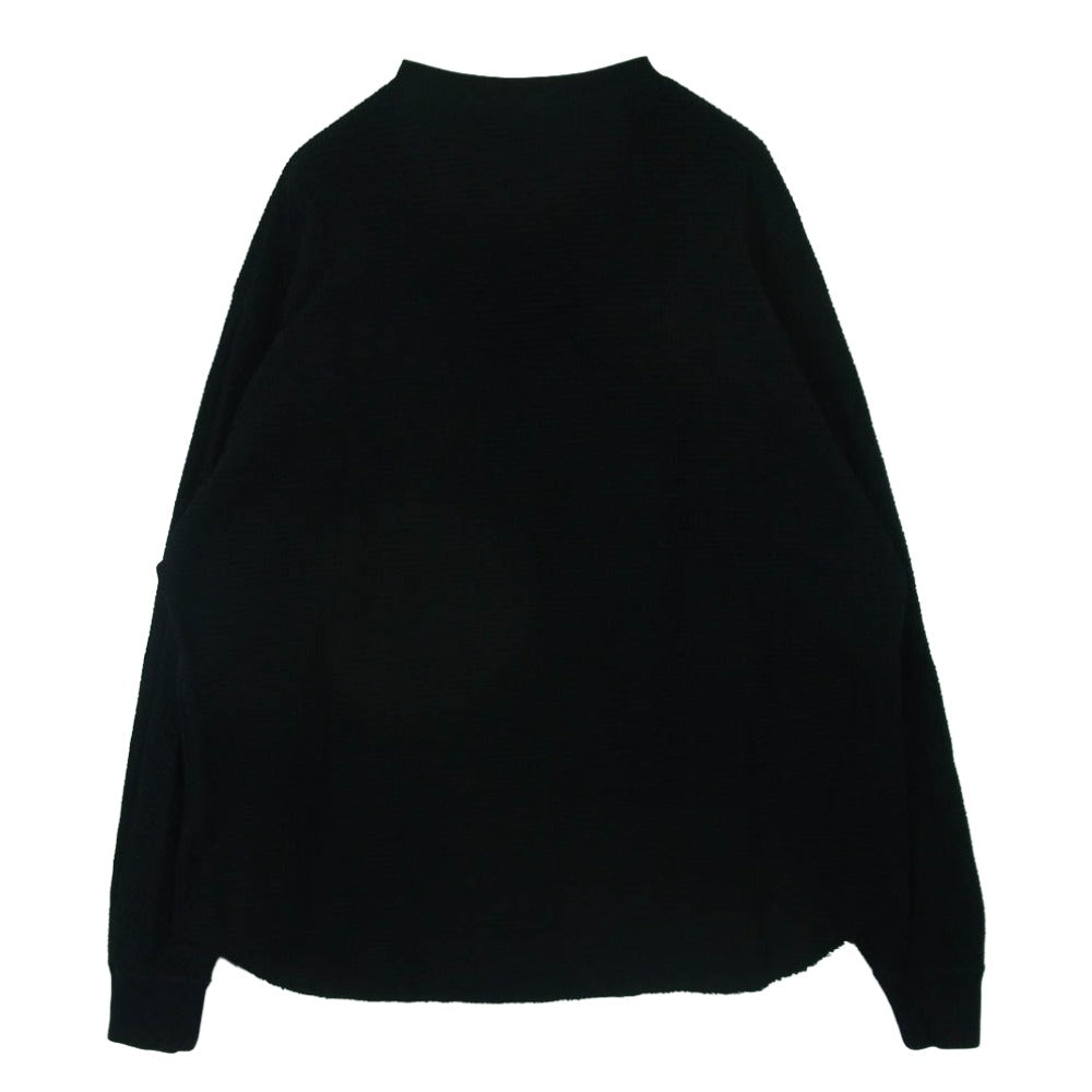 ソウシオオツキ S20SSCS01LS KIMONO BREASTED THERMAL キモノ ブレステッド サーマル 長袖 カットソー ブラック系 44【中古】