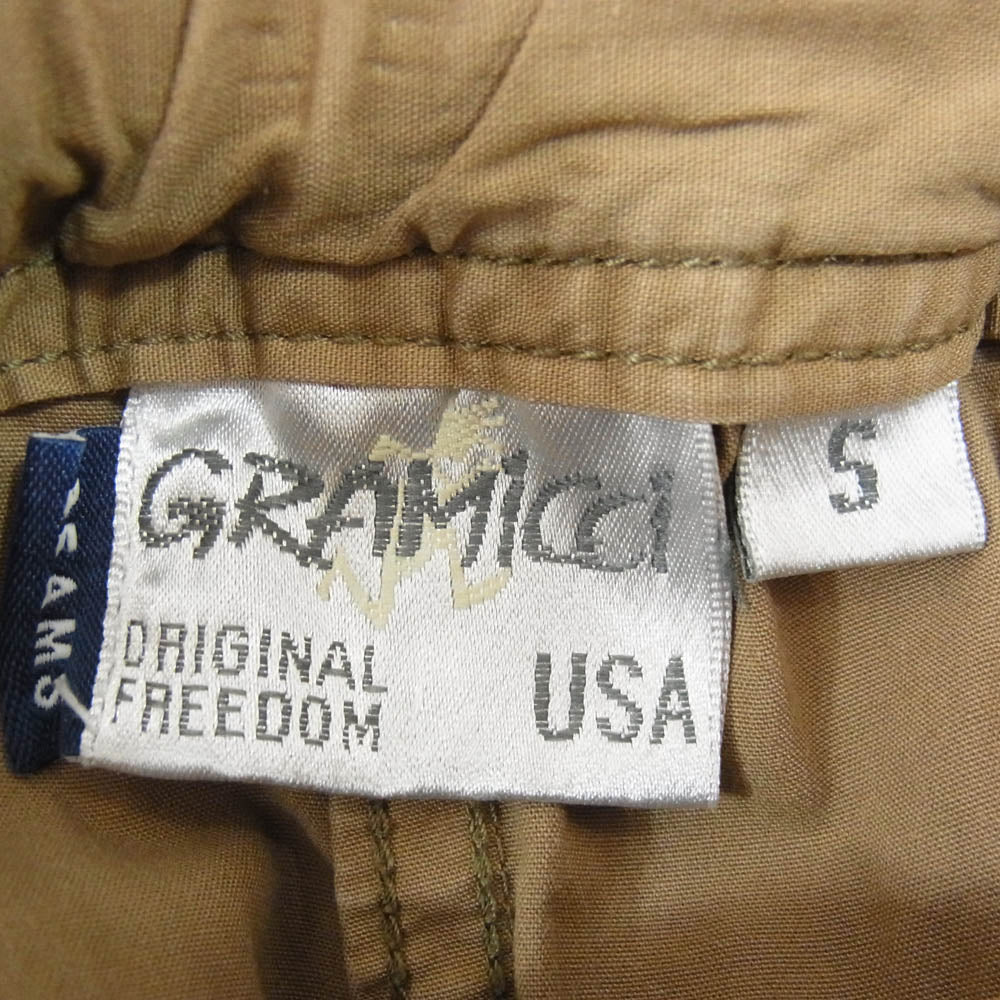 Gramicci グラミチ GMP-18S132 BEAMS別注 コットン パッカリング パンツ ブラウン系 S【中古】