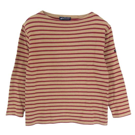 SAINT JAMES セントジェームス ボーダー バスクシャツ 長袖カットソー レッド系 M【中古】