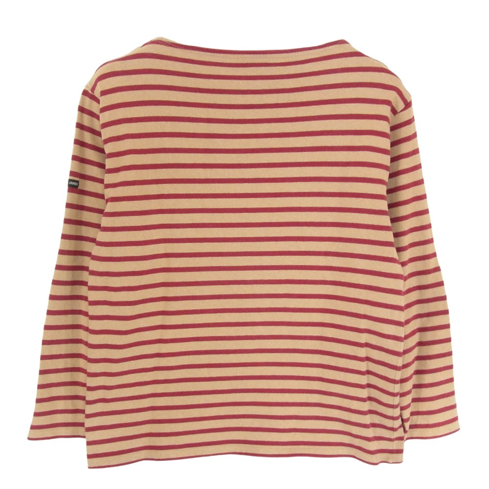 SAINT JAMES セントジェームス ボーダー バスクシャツ 長袖カットソー レッド系 M【中古】