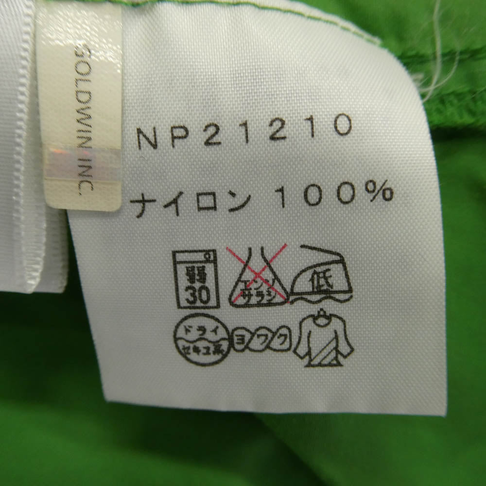 THE NORTH FACE ノースフェイス NP21210 EVOLUTION JACKET エボリューション ナイロン フーデッド ジャケット グリーン系 L【中古】