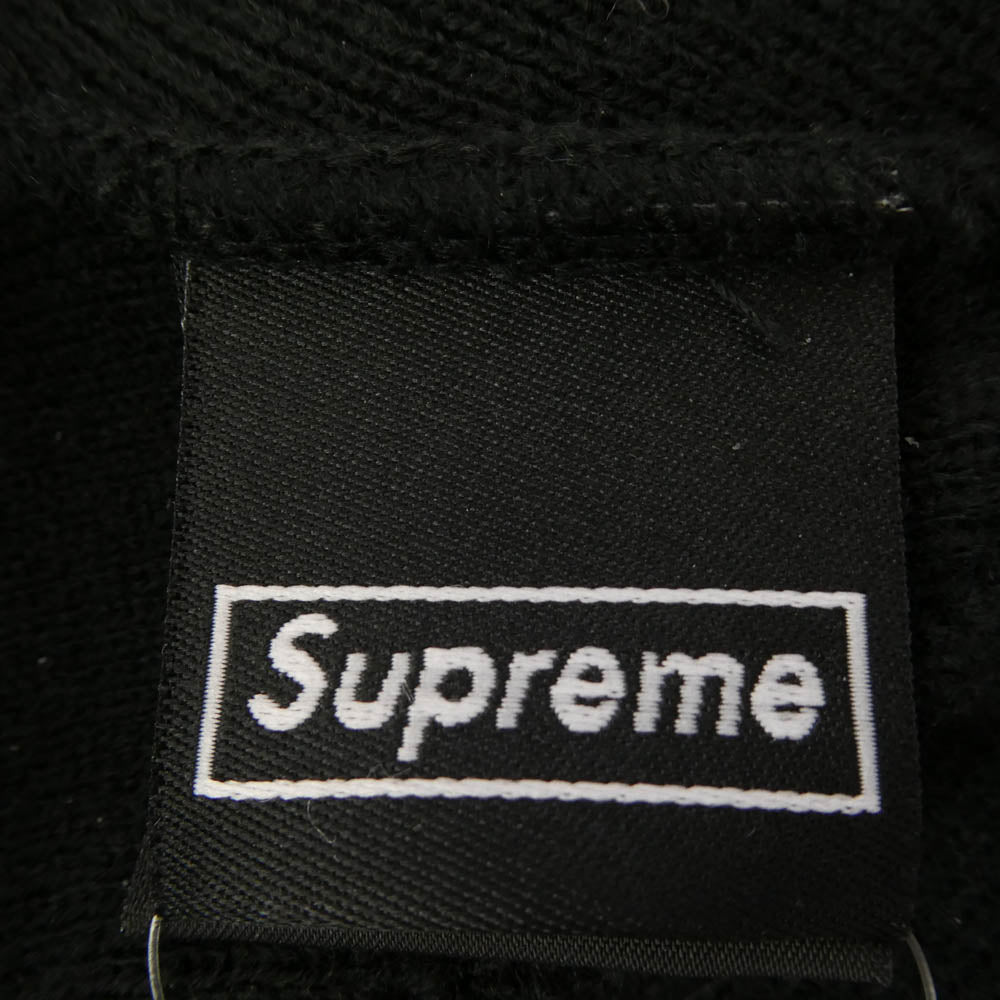 Supreme シュプリーム 19AW × New Era Bandana Box Logo Beanie バンダナ ボックスロゴ ビーニー ニット キャップ ブラック系【中古】
