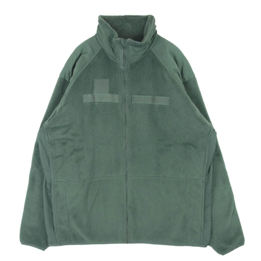 米軍 SPM1C1-10-D-N005 ECWCS GEN Ⅲ レベル3 ポーラテック フリース ミリタリー ジャケット グレー系 モスグリーン系 グレイッシュグリーン系 L【中古】