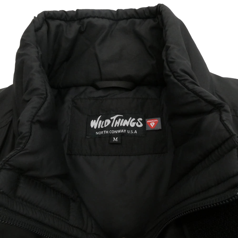 WILDTHINGS ワイルドシングス WT21215SN MONSTER VEST モンスター 中綿 ベスト ブラック系 M【中古】